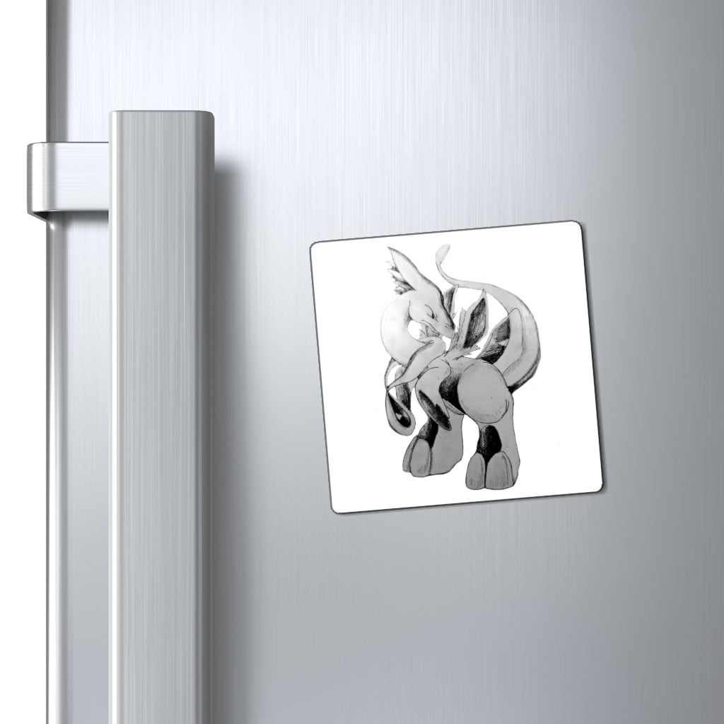 Shimeru Magnets displayed on a metallic surface, showcasing their strong hold and customizable design.