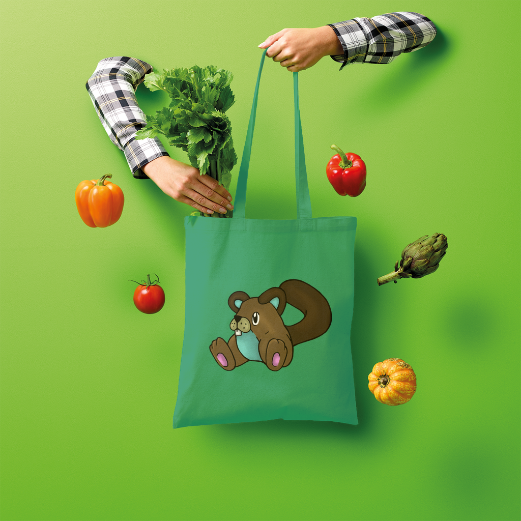 Showchu Shopper Tote Bag made of 100% cotton, featuring a spacious design and comfortable shoulder straps, ideal for shopping and creative prints.