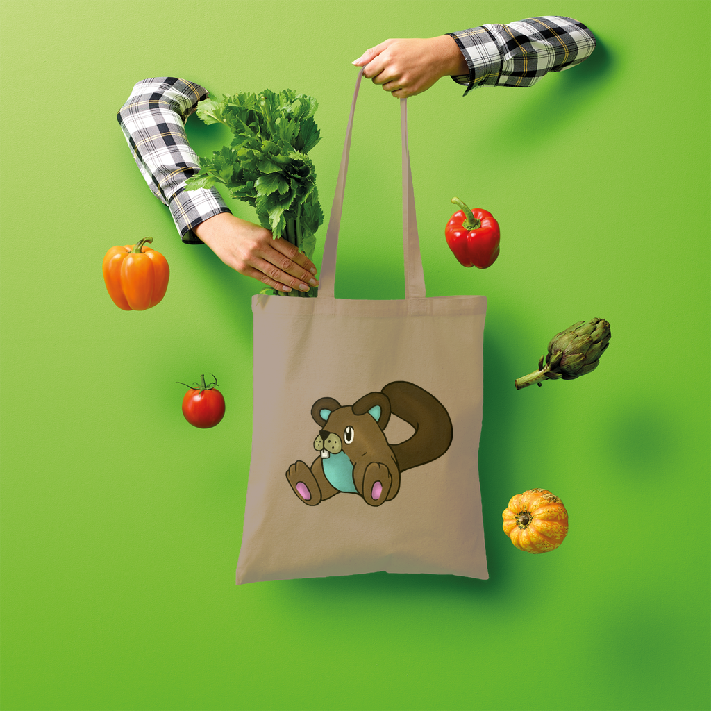 Showchu Shopper Tote Bag made of 100% cotton, featuring a spacious design and comfortable shoulder straps, ideal for shopping and creative prints.