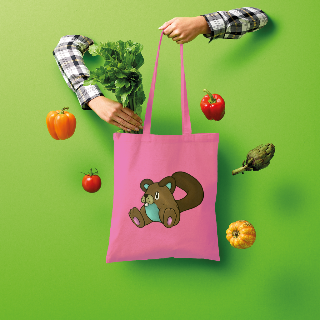 Showchu Shopper Tote Bag made of 100% cotton, featuring a spacious design and comfortable shoulder straps, ideal for shopping and creative prints.