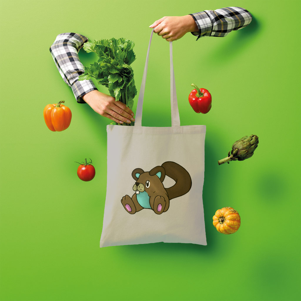 Showchu Shopper Tote Bag made of 100% cotton, featuring a spacious design and comfortable shoulder straps, ideal for shopping and creative prints.