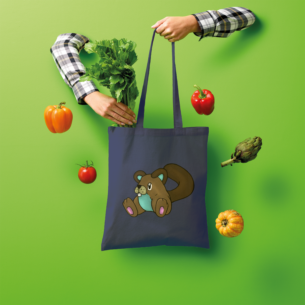 Showchu Shopper Tote Bag made of 100% cotton, featuring a spacious design and comfortable shoulder straps, ideal for shopping and creative prints.