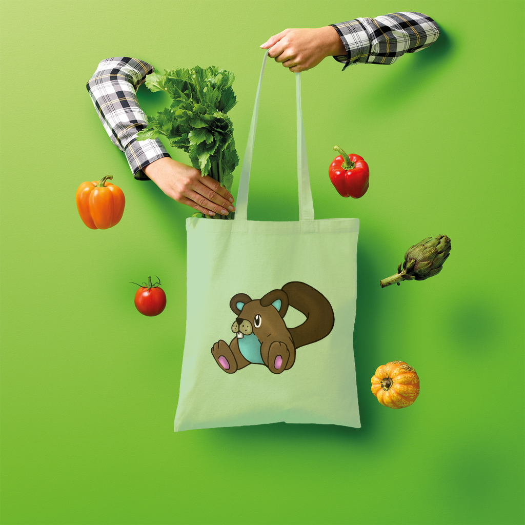 Showchu Shopper Tote Bag made of 100% cotton, featuring a spacious design and comfortable shoulder straps, ideal for shopping and creative prints.