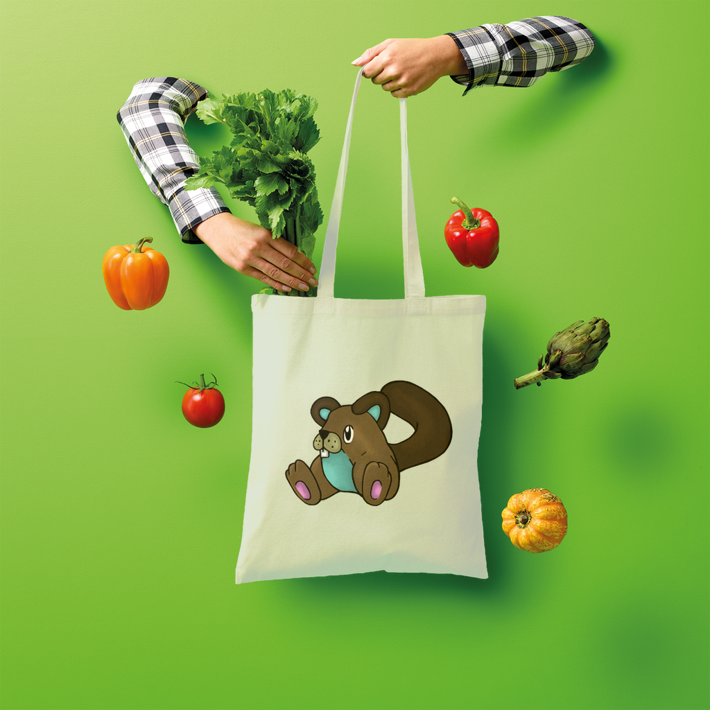 Showchu Shopper Tote Bag made of 100% cotton, featuring a spacious design and comfortable shoulder straps, ideal for shopping and creative prints.