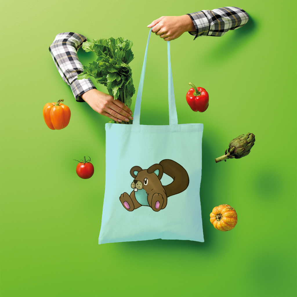 Showchu Shopper Tote Bag made of 100% cotton, featuring a spacious design and comfortable shoulder straps, ideal for shopping and creative prints.