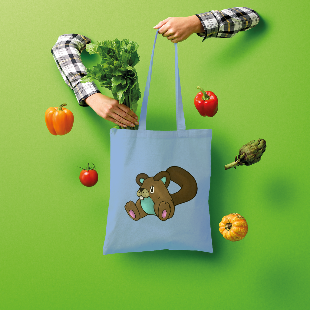 Showchu Shopper Tote Bag made of 100% cotton, featuring a spacious design and comfortable shoulder straps, ideal for shopping and creative prints.