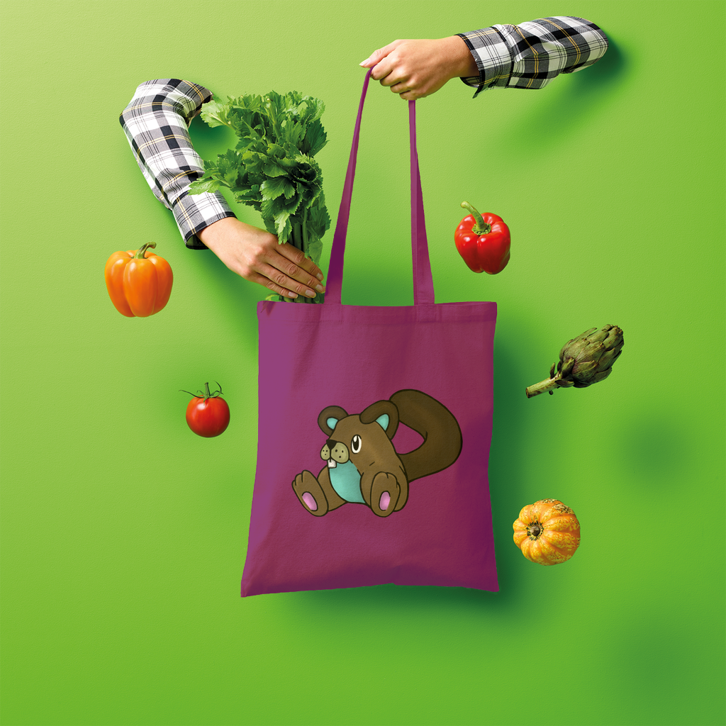 Showchu Shopper Tote Bag made of 100% cotton, featuring a spacious design and comfortable shoulder straps, ideal for shopping and creative prints.