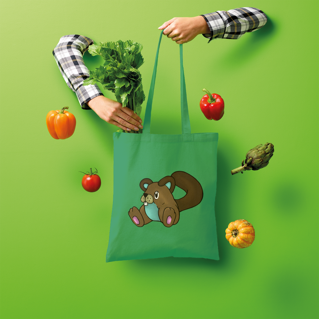 Showchu Shopper Tote Bag made of 100% cotton, featuring a spacious design and comfortable shoulder straps, ideal for shopping and creative prints.