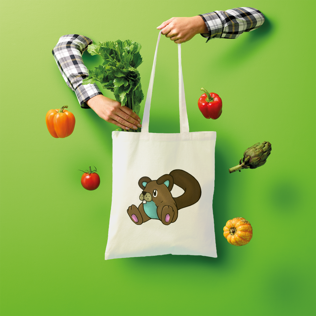 Showchu Shopper Tote Bag made of 100% cotton, featuring a spacious design and comfortable shoulder straps, ideal for shopping and creative prints.