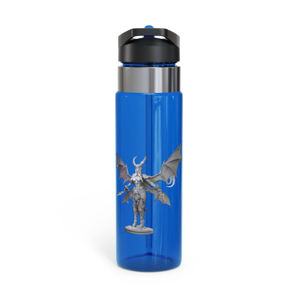 Silvanny Kensington Tritan™ Sport Bottle in vibrant colors with a carabiner hook, showcasing its lightweight and durable design.