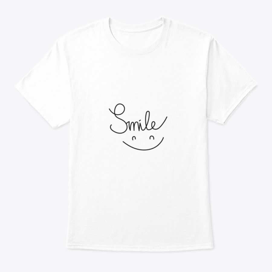 Smile On Greeting design T-Shirt made from 100% cotton, featuring a cheerful graphic and classic fit.