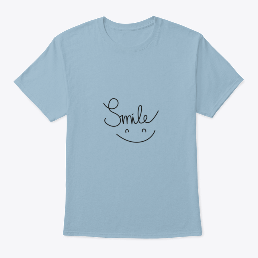 Smile On Greeting design T-Shirt made from 100% cotton, featuring a cheerful graphic and classic fit.