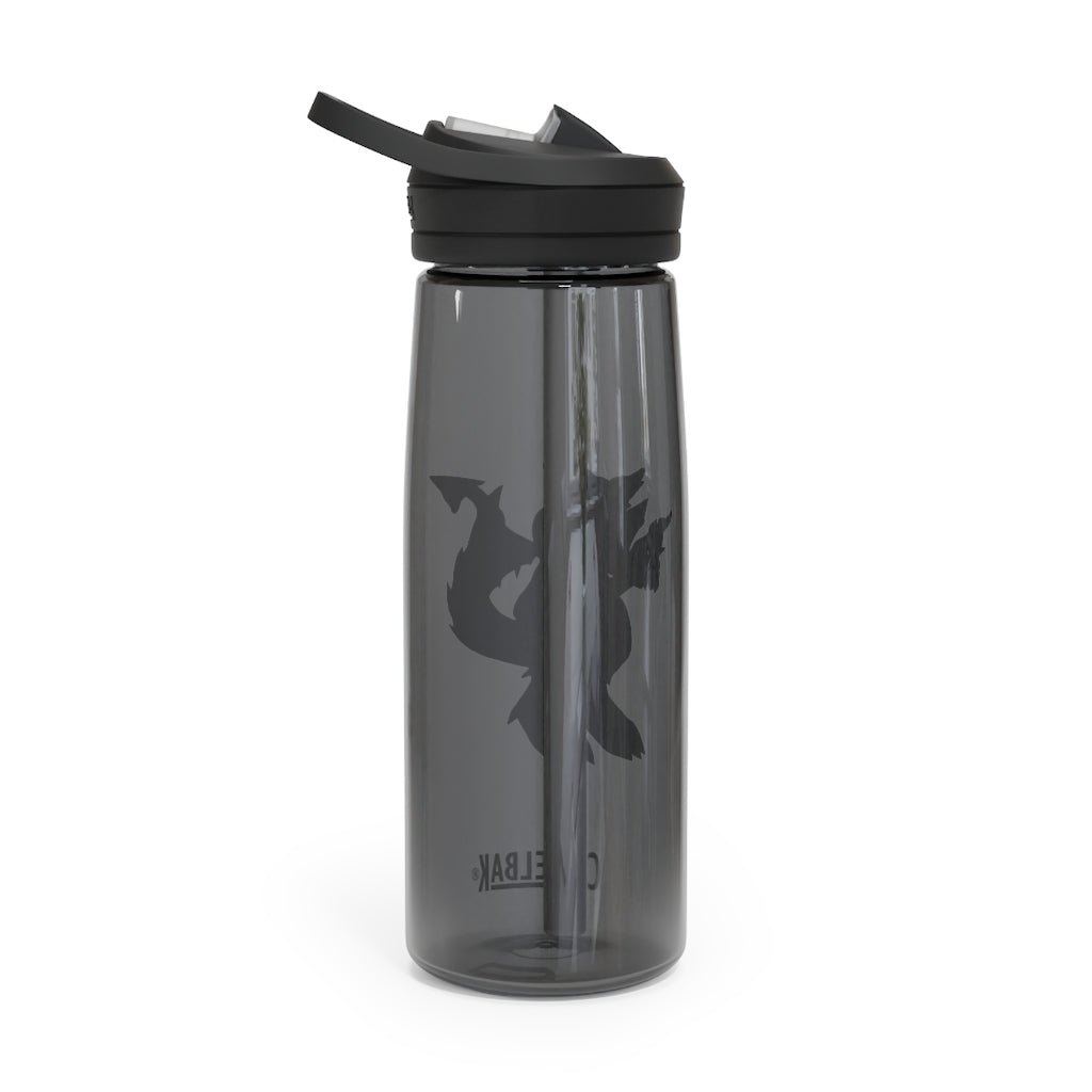 Snafibat CamelBak Eddy® Water Bottle in 20oz and 25oz sizes, showcasing its durable Tritan™ material and personalized design.