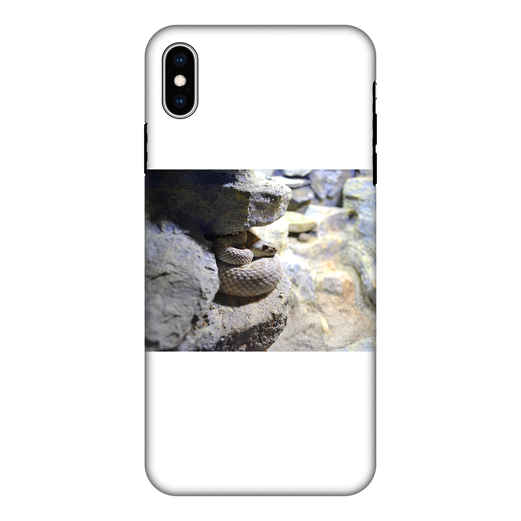 Snake Fully Printed Tough Phone Case showcasing vibrant snake design with dual-layer protection.