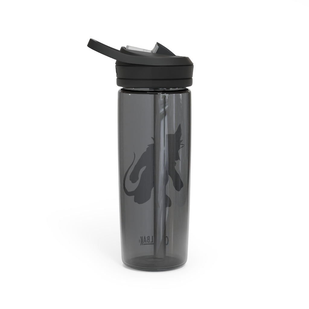 Personalized CamelBak Eddy® water bottle in 20oz and 25oz sizes, showcasing robust Tritan™ material and spill-proof biting valve.