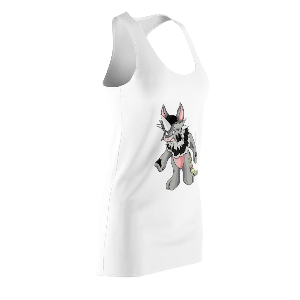 Snibble Women's Cut & Sew Racerback Dress showcasing a stylish and feminine design with a sporty fit.