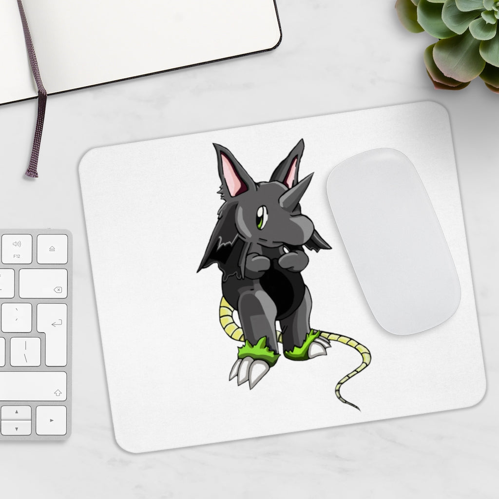 Snouse Mouse Pad featuring a vibrant full print design, made of high-quality neoprene with a non-slip base.