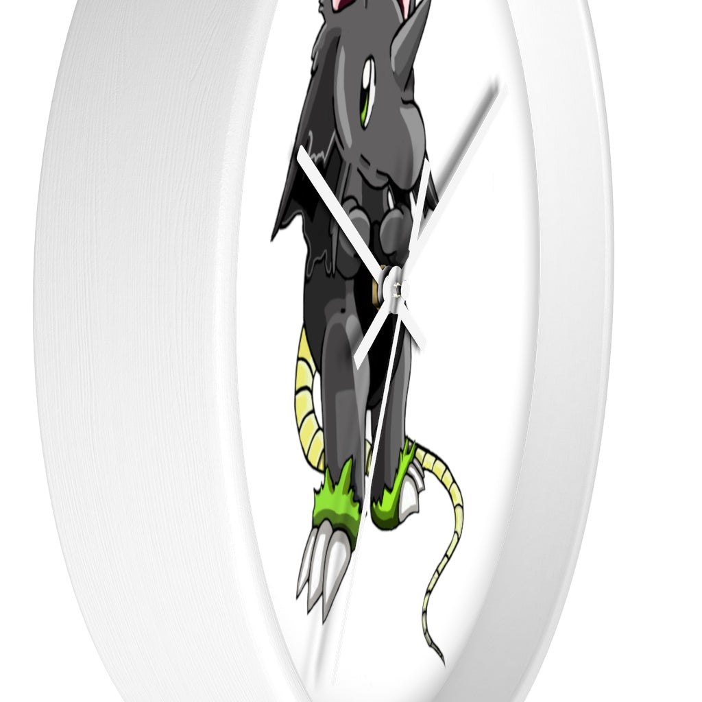 Snouse Wall Clock with wooden frame and plexiglass face, showcasing elegant design and silent mechanism.