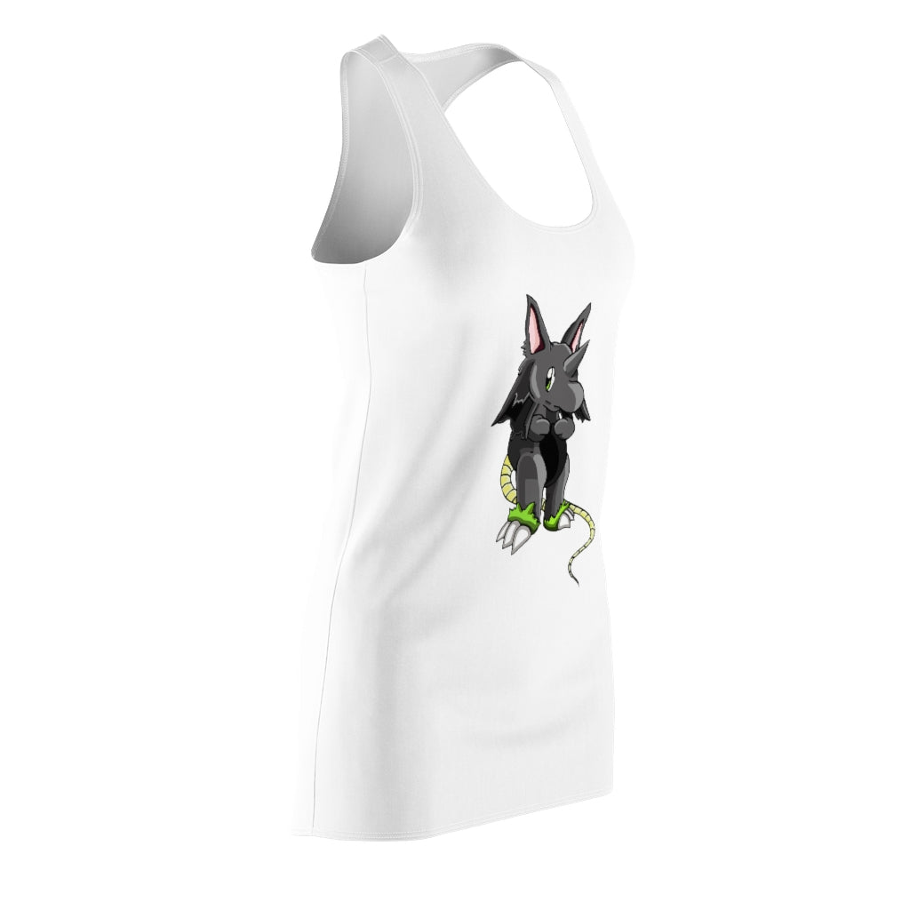 A stylish Snouse Women's Cut & Sew Racerback Dress featuring a feminine silhouette and sporty design, perfect for casual outings.