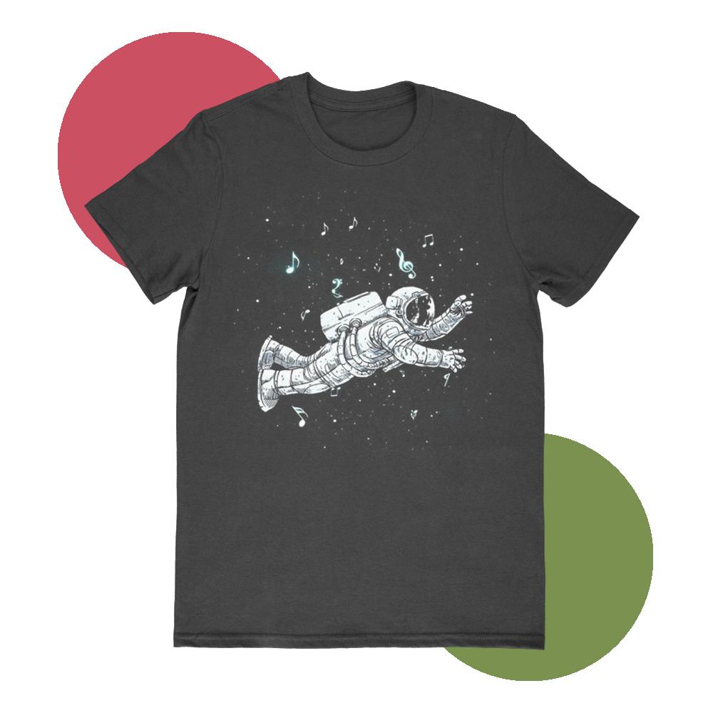 A stylish Space Party T-shirt made from 100% cotton featuring a vibrant space-themed design and half sleeves.