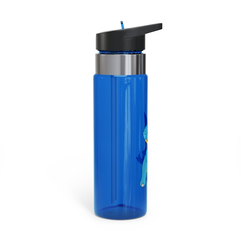 Spakeel Kensington Tritan™ Sport Bottle in vibrant colors with a carabiner hook, showcasing its sleek design and spill-resistant lid.