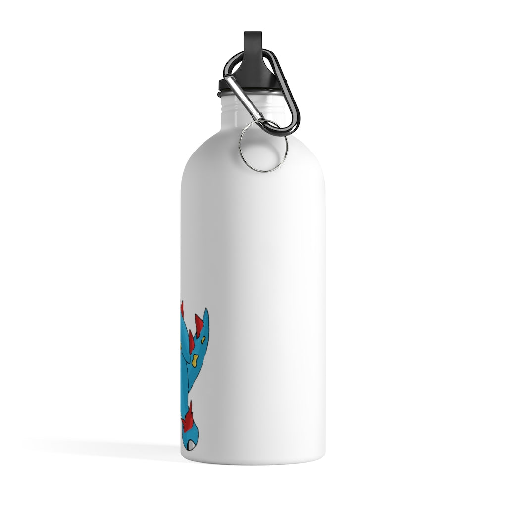 Spakez Stainless Steel Water Bottle with a plastic screw top and stylish print, perfect for hydration on the go.