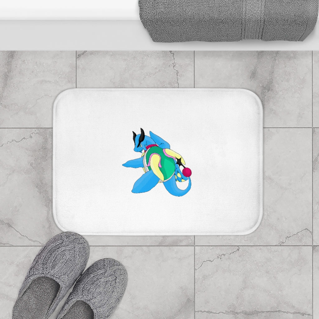 Spanglex Bath Mat featuring a stylish design with anti-slip backing, made from soft microfiber material.