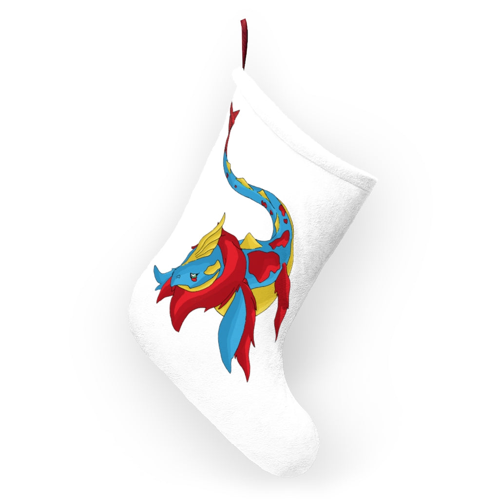 Sphale Christmas Stockings hanging by a fireplace, featuring personalized designs and festive colors.