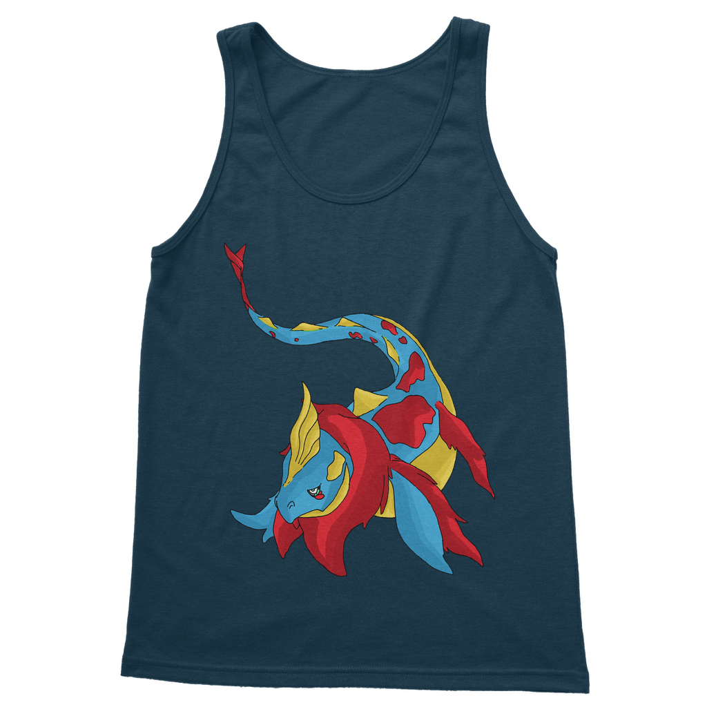 Sphale Classic Adult Vest Top in various colors, showcasing its unisex design and soft cotton fabric.