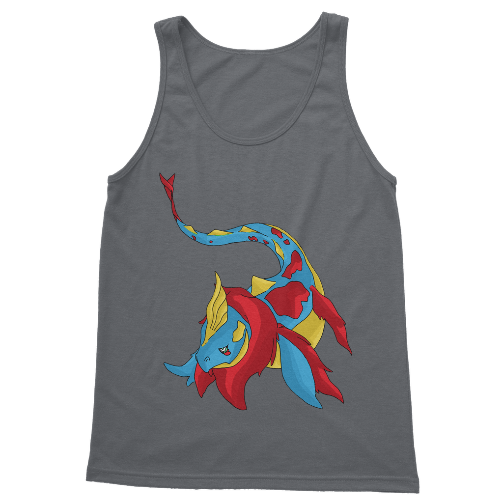 Sphale Classic Adult Vest Top in various colors, showcasing its unisex design and soft cotton fabric.