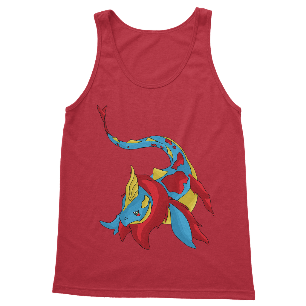 Sphale Classic Adult Vest Top in various colors, showcasing its unisex design and soft cotton fabric.