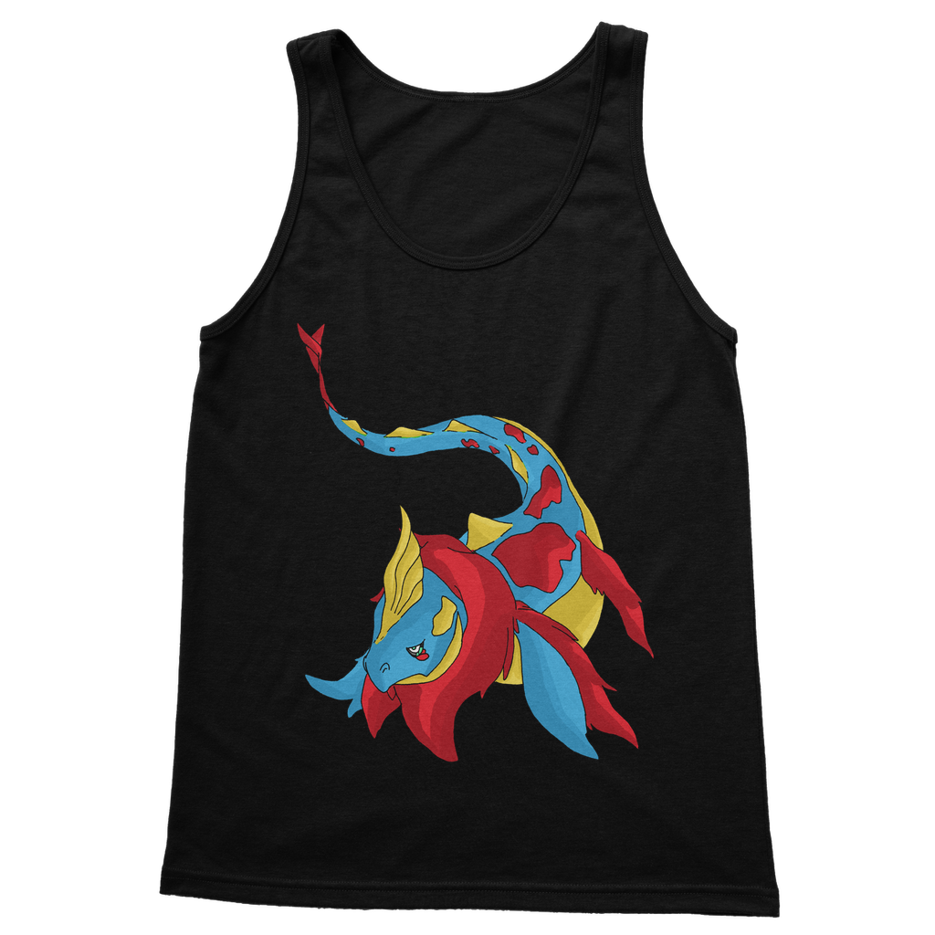 Sphale Classic Adult Vest Top in various colors, showcasing its unisex design and soft cotton fabric.