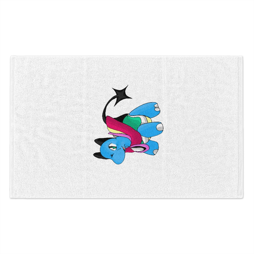 Sphanx Rally Towel measuring 11x18 inches, featuring a soft mink polyester front and absorbent cotton backing, ideal for sports and events.