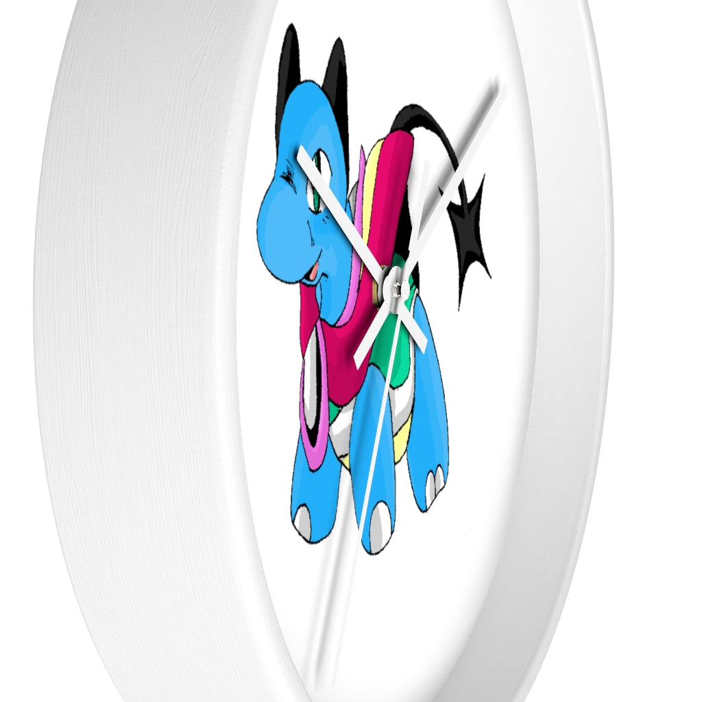 Sphanx Wall Clock featuring a wooden frame and plexiglass face, ideal for indoor use.