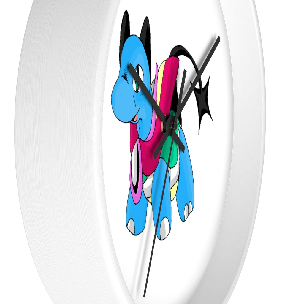 Sphanx Wall Clock featuring a wooden frame and plexiglass face, ideal for indoor use.