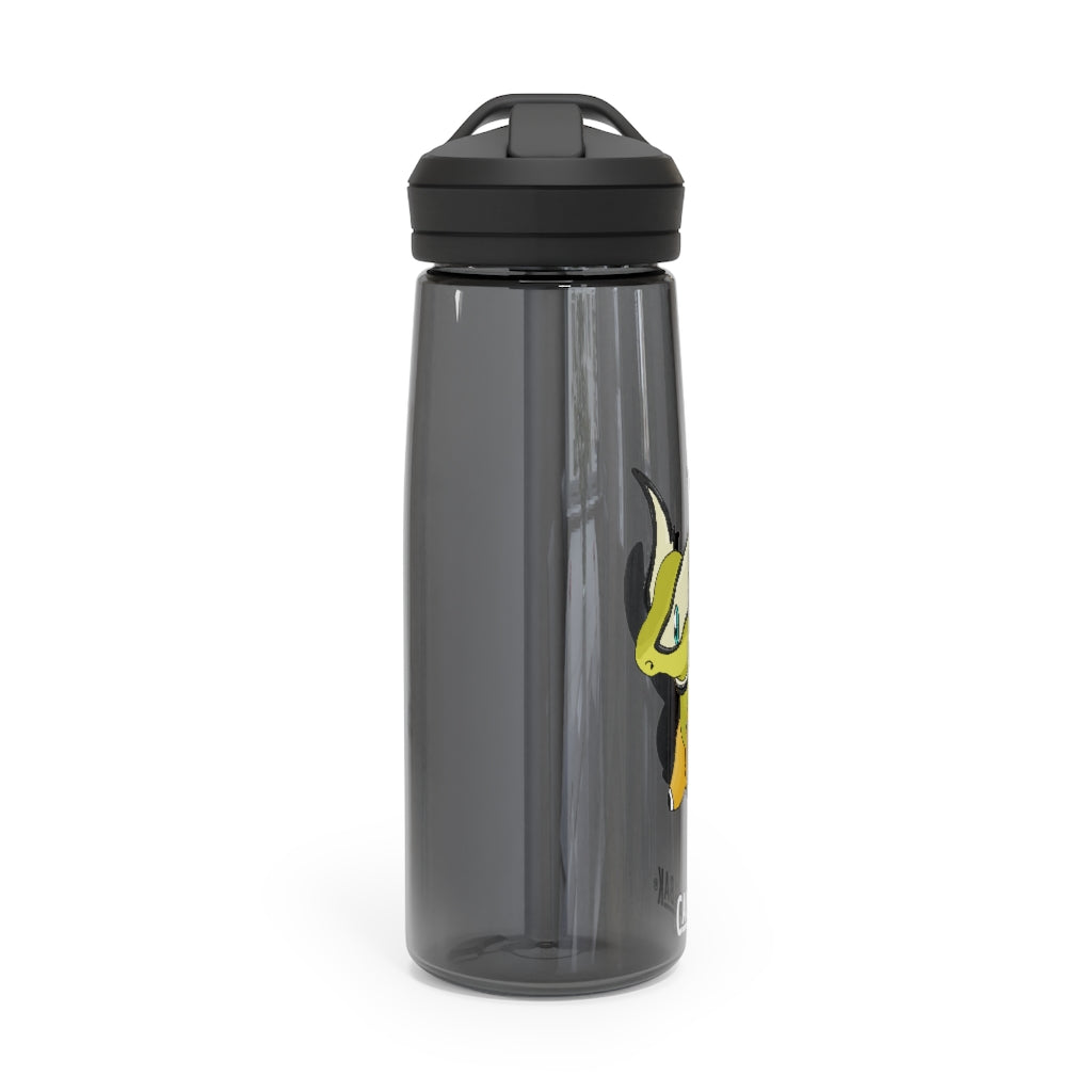 Spore CamelBak Eddy® Water Bottle in 20oz and 25oz sizes, showcasing its durable Tritan™ material and spill-proof biting valve.