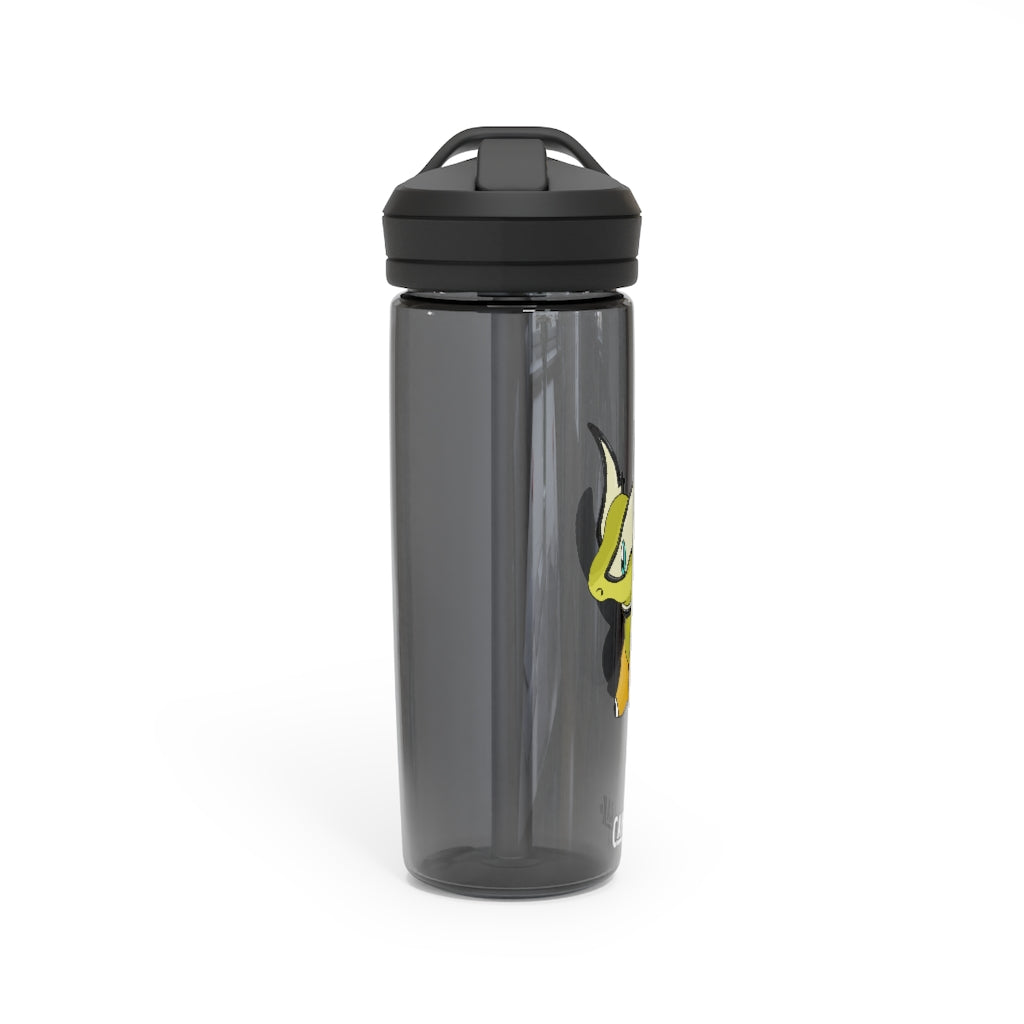 Spore CamelBak Eddy® Water Bottle in 20oz and 25oz sizes, showcasing its durable Tritan™ material and spill-proof biting valve.