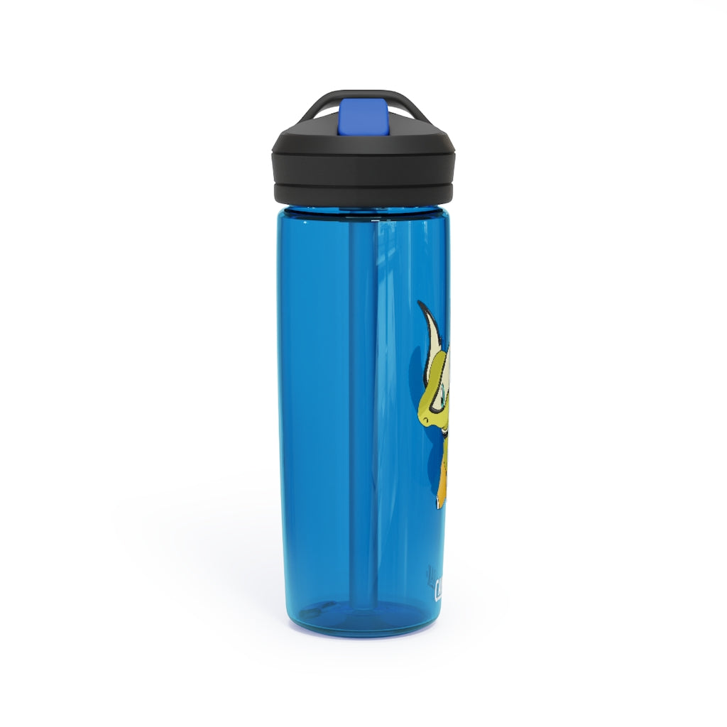 Spore CamelBak Eddy® Water Bottle in 20oz and 25oz sizes, showcasing its durable Tritan™ material and spill-proof biting valve.