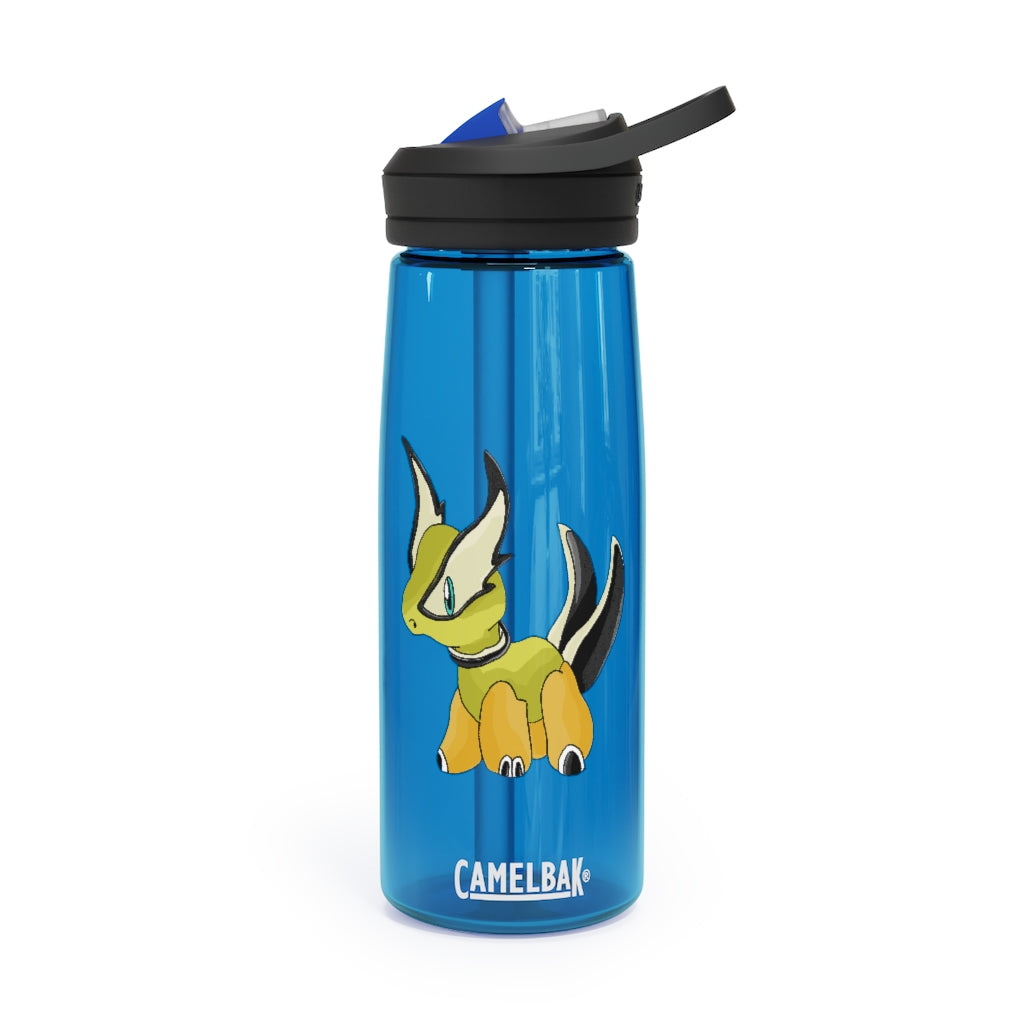 Spore CamelBak Eddy® Water Bottle in 20oz and 25oz sizes, showcasing its durable Tritan™ material and spill-proof biting valve.