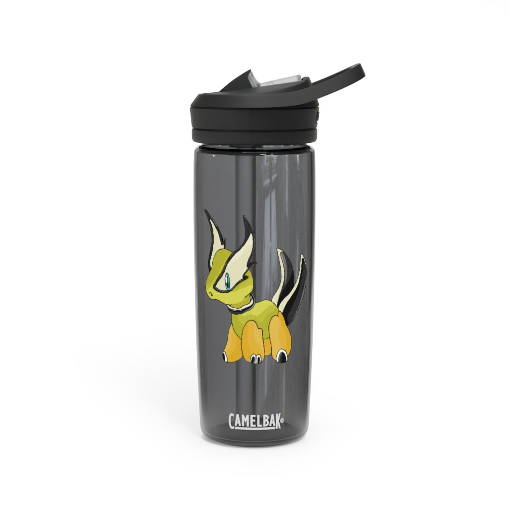 Spore CamelBak Eddy® Water Bottle in 20oz and 25oz sizes, showcasing its durable Tritan™ material and spill-proof biting valve.