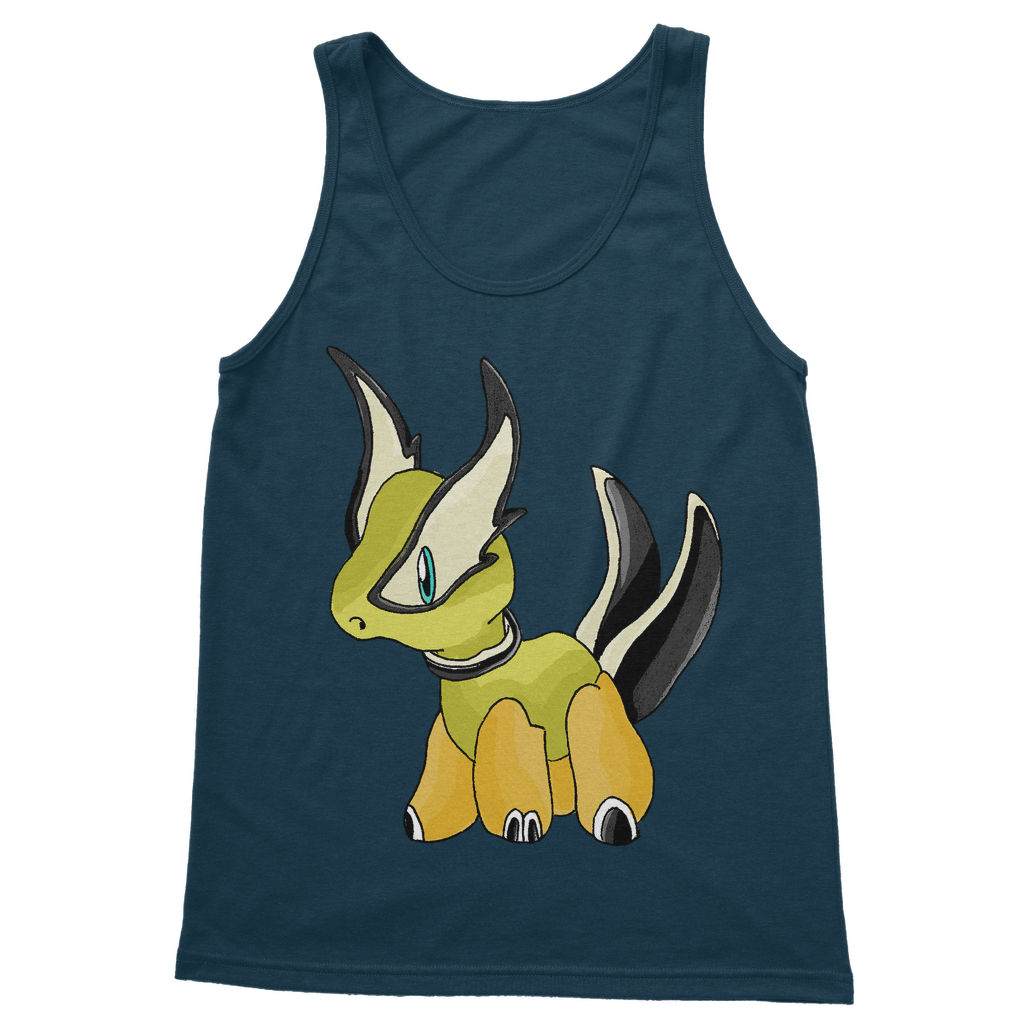 Spore Classic Adult Vest Top in various colors, showcasing its unisex design and high-quality cotton fabric.