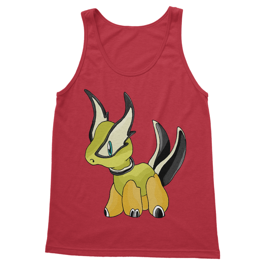 Spore Classic Adult Vest Top in various colors, showcasing its unisex design and high-quality cotton fabric.