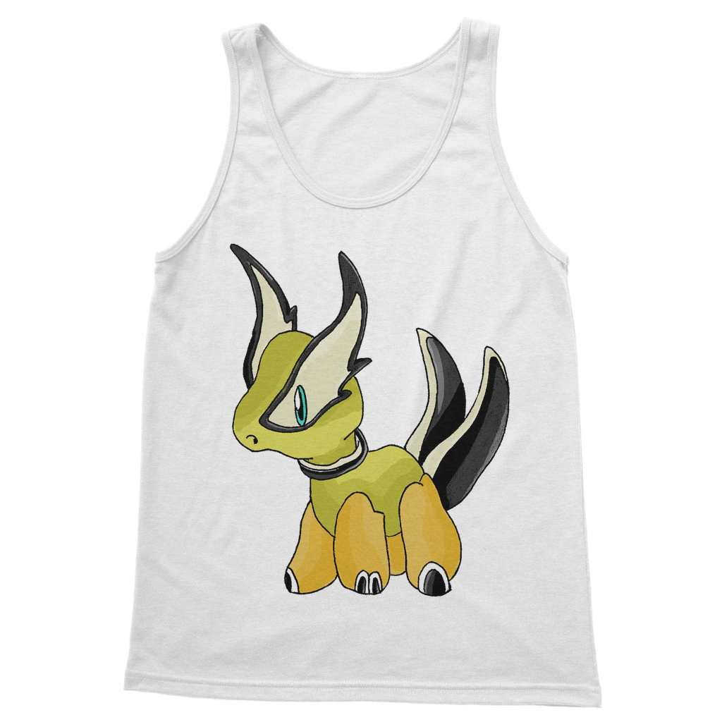 Spore Classic Adult Vest Top in various colors, showcasing its unisex design and high-quality cotton fabric.