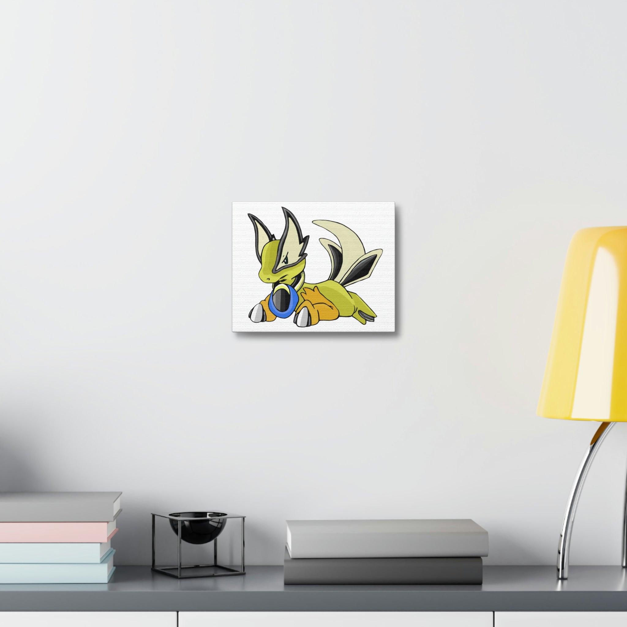 Sporela Stretched Canvas featuring vibrant artwork on a durable wooden frame, ideal for indoor decoration.