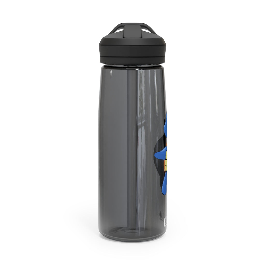 CamelBak Eddy® Water Bottle in 20oz and 25oz sizes, showcasing its durable Tritan™ material and spill-proof design.