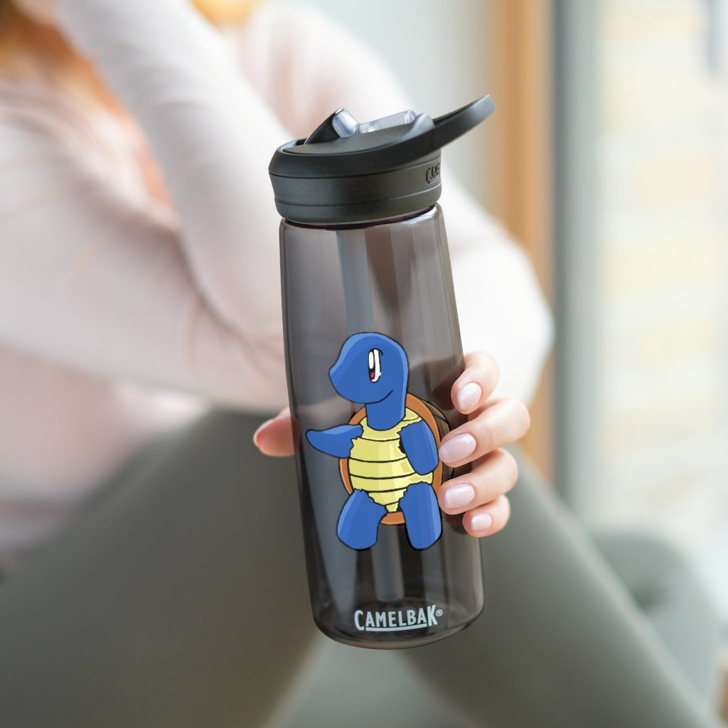 CamelBak Eddy® Water Bottle in 20oz and 25oz sizes, showcasing its durable Tritan™ material and spill-proof design.