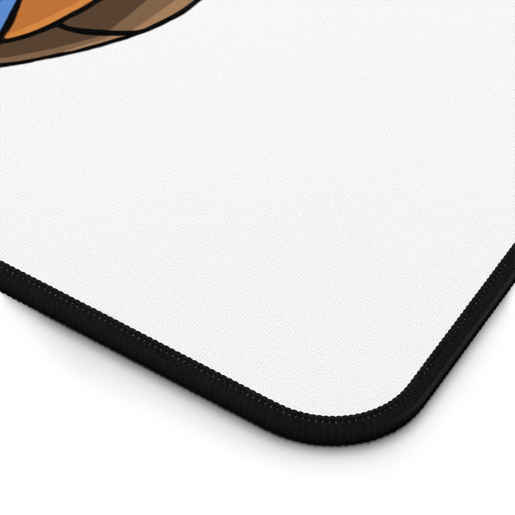 Customizable Squata Desk Mat made of durable neoprene with anti-slip backing, available in multiple sizes.