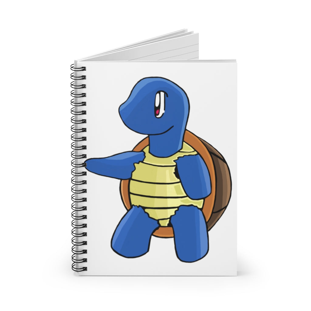 Squata Spiral Notebook with ruled line pages and a colorful printed cover, perfect for notes and lists.