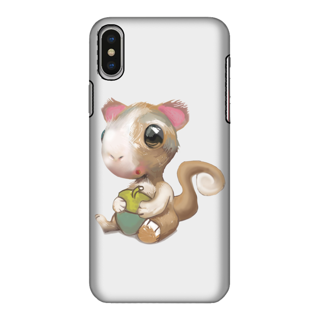 Squirrel Fully Printed Tough Phone Case showcasing vibrant design and dual-layer protection.