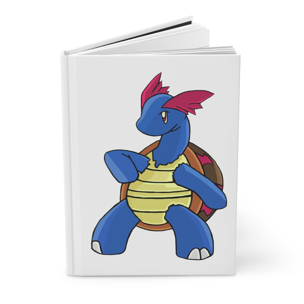 Squirtila Hardcover Journal Matte with customizable covers, showcasing a sleek design and lined pages.